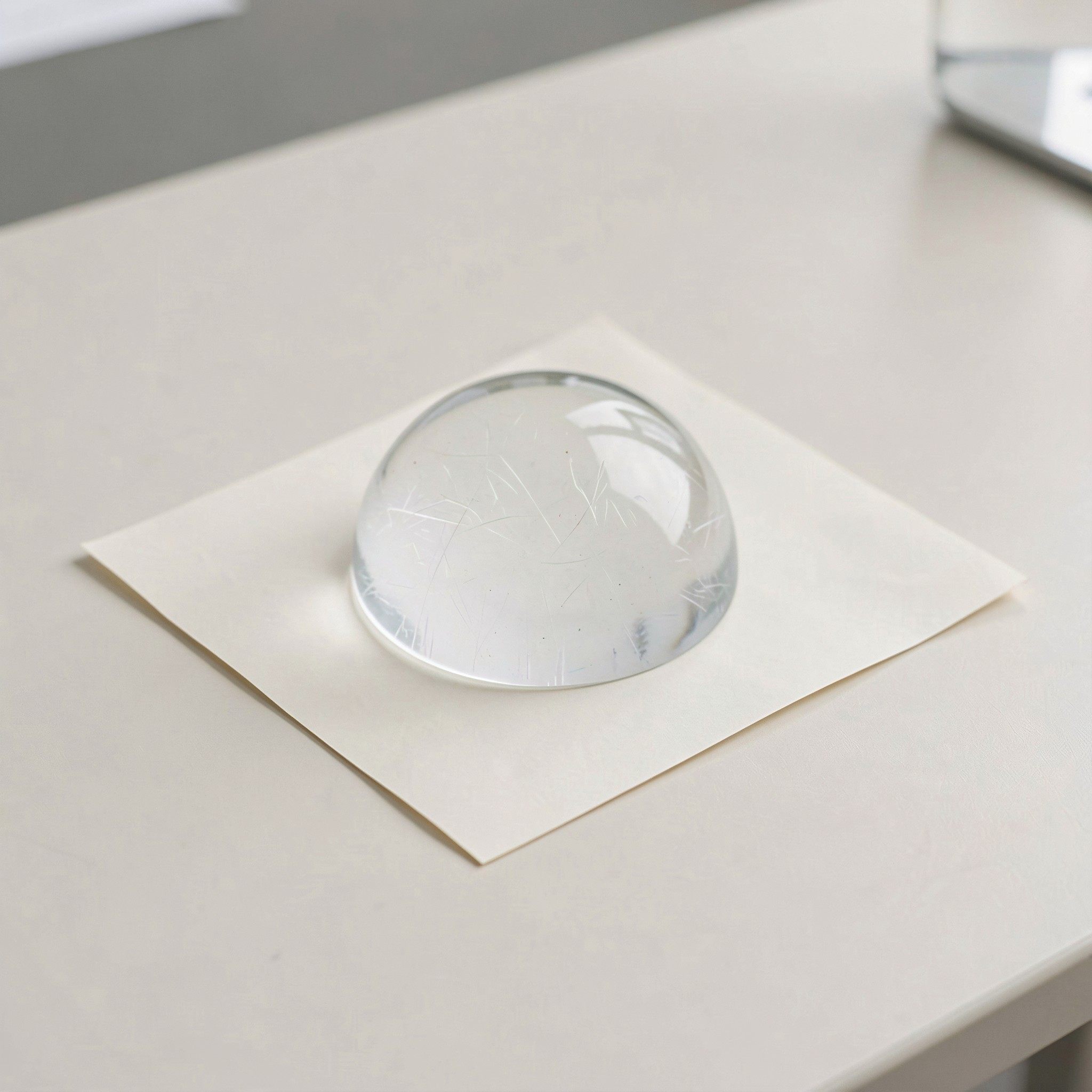 Paper Weight Crystal - 6Pcs Clear Glass Crystal Dome Ball