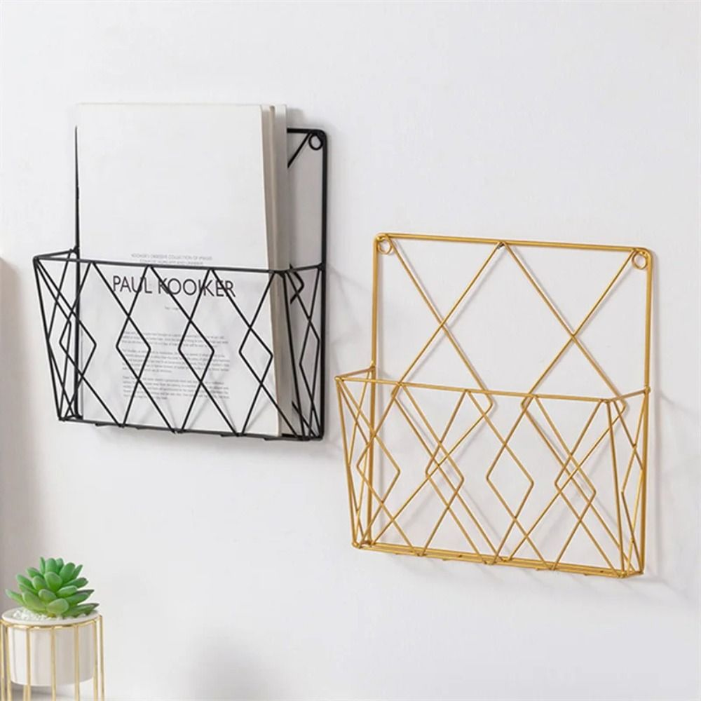 Metal Magazine Holder Wall Mou - Magazine Holder Rack 评论和价格