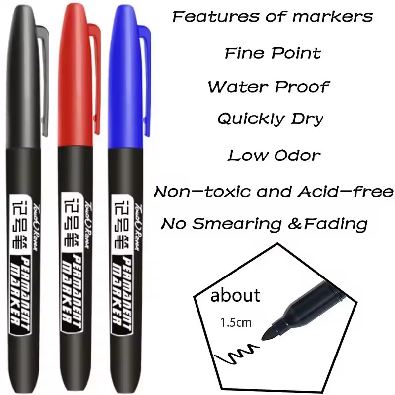6Pcs Permanent Markers Waterpr - Copic Marker Sketch 评论和价格