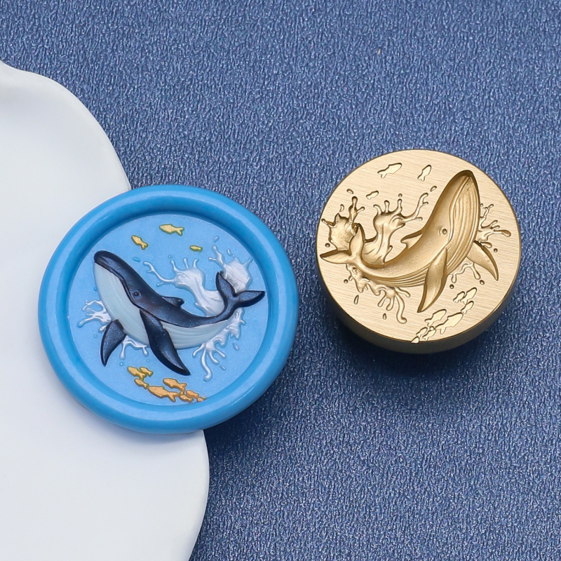 Water Flower Relief Series Wax - Wax Seal Stamp Set 评论和价格