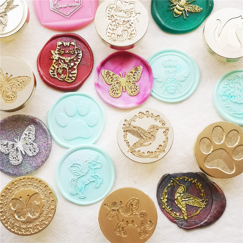 Wax Seal Stamp Head Butterfly  - Wax Seal Stamp Set 评论和价格