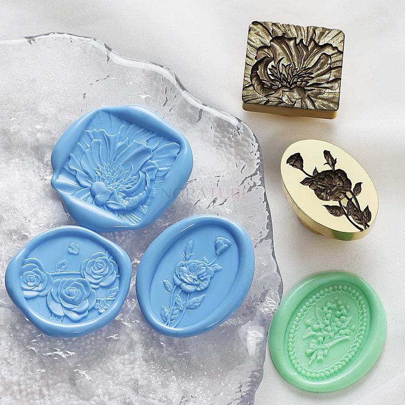Laser Engraving Embossed 3D Re - Wax Seal Stamp Set 评论和价格