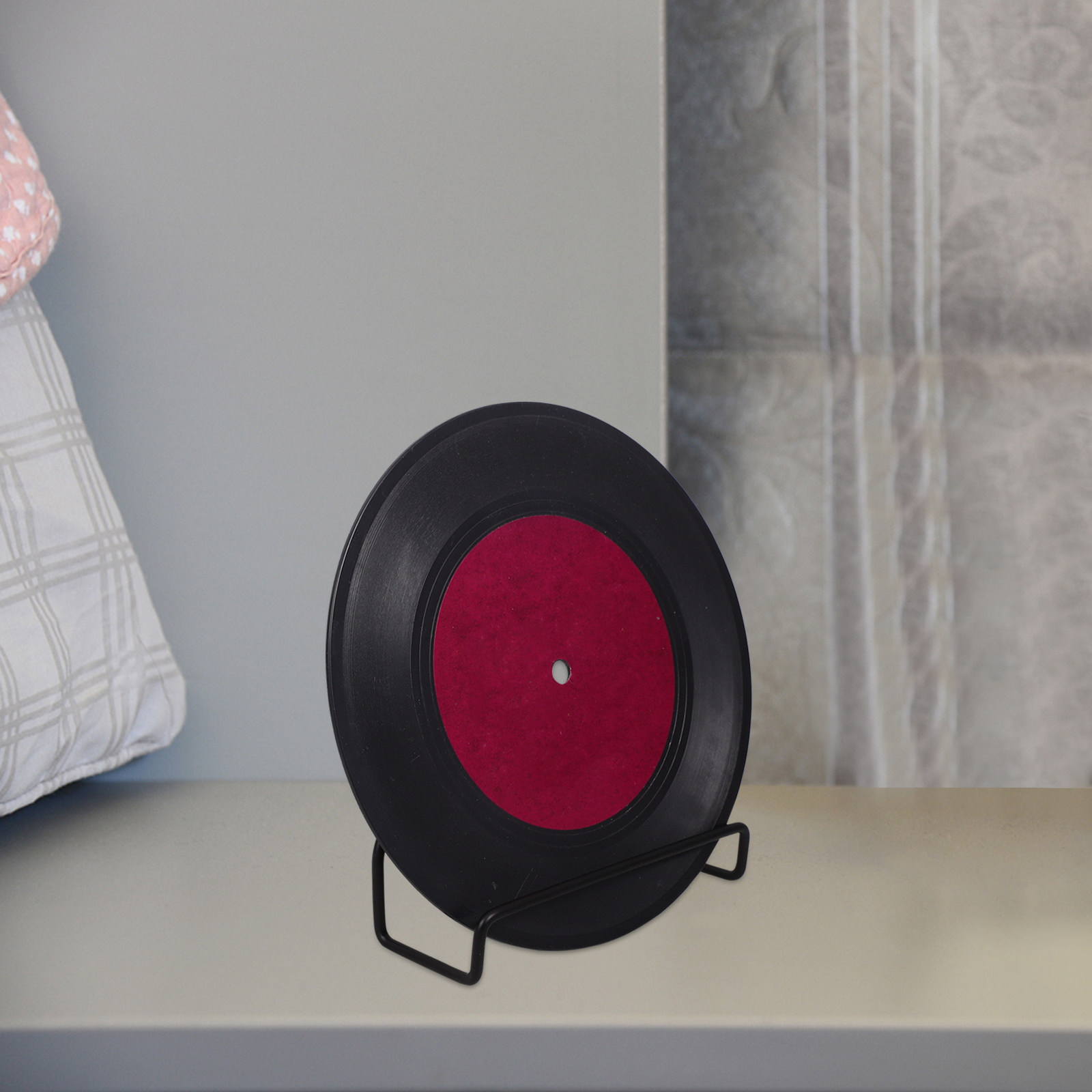 Wall Mounted Iron Vinyl Record - Magazine Holder Rack 评论和价格