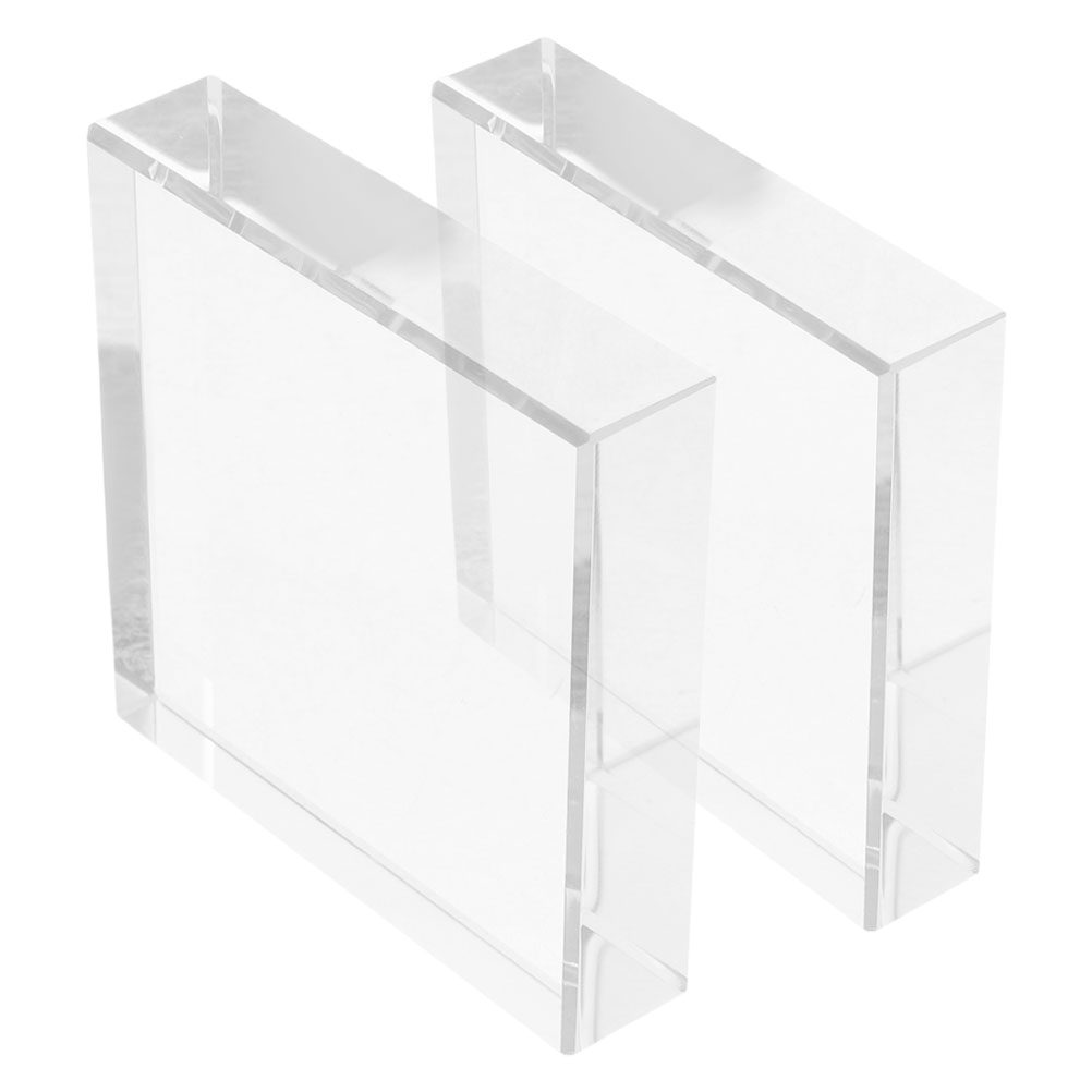 Hand Square Paperweight Transp - Paper Weight Crystal 评论和价格
