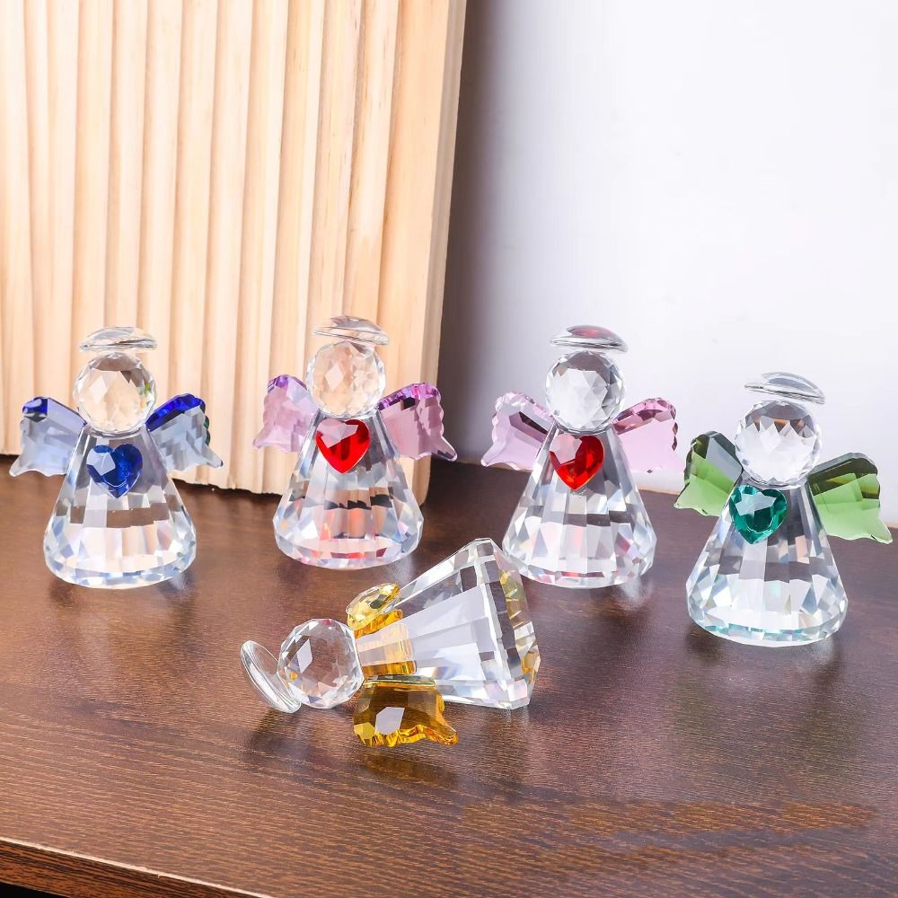 New Faceted Finish Crystal Ang - Paper Weight Crystal 评论和价格
