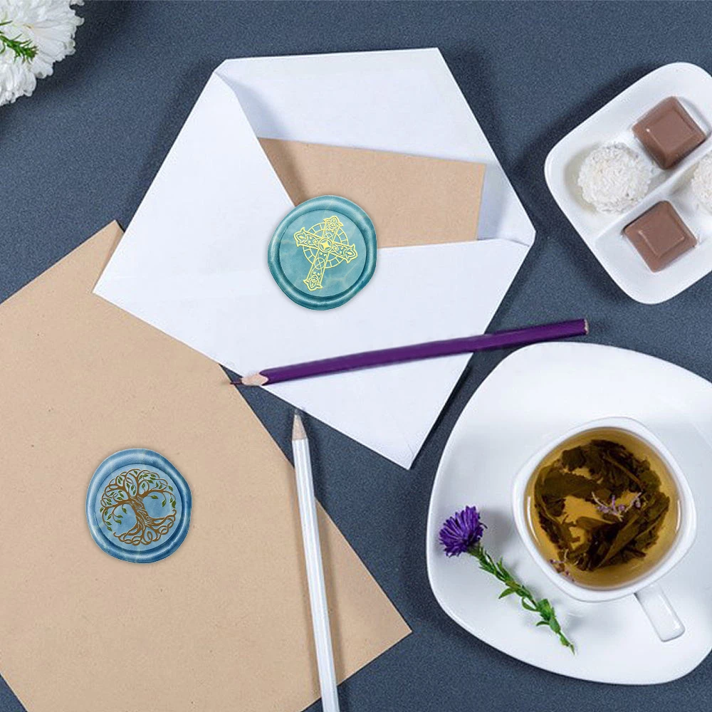 Creative Moon Rabbit Cross Dra - Wax Seal Stamp Set 评论和价格