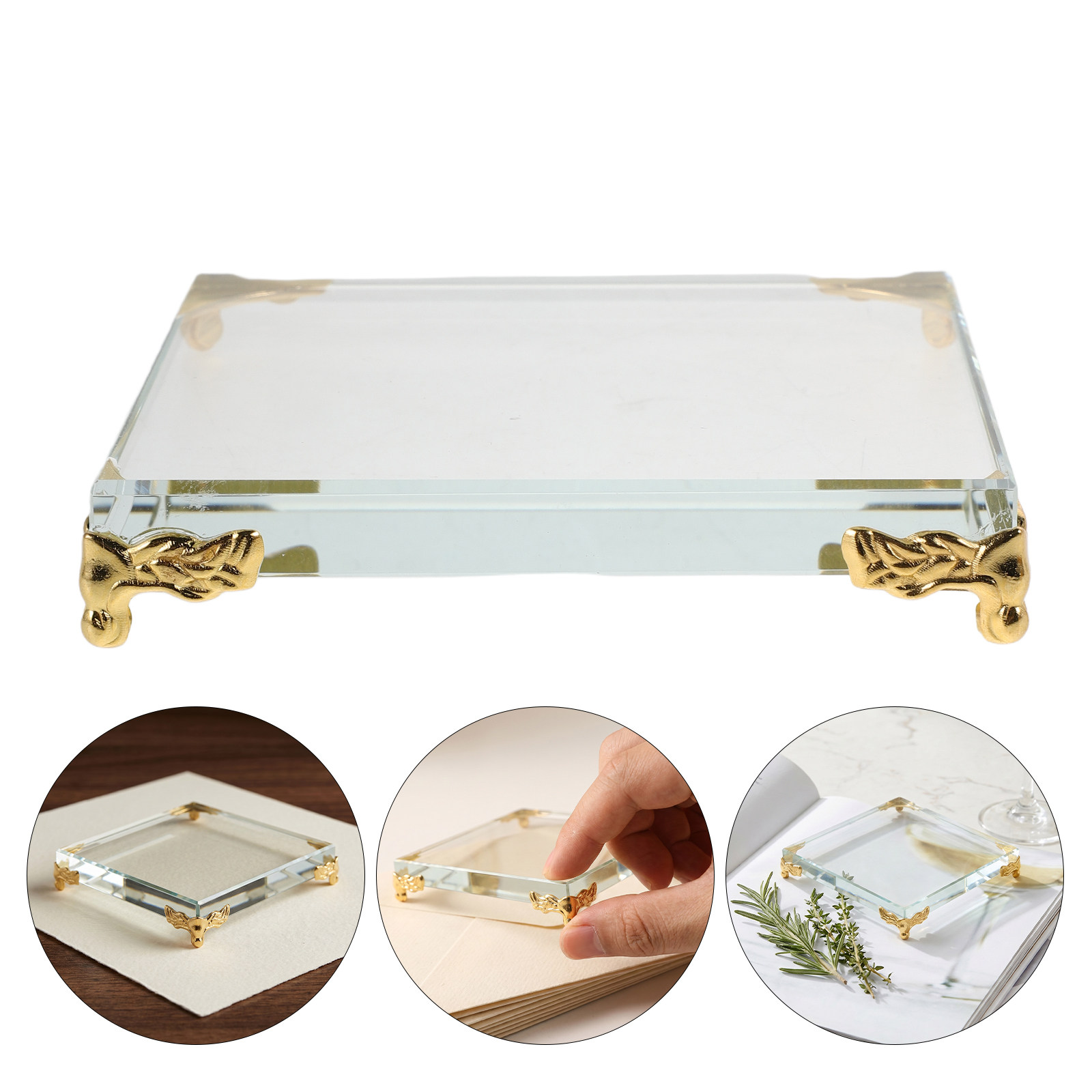 Square Crystal Paperweight Cle - Paper Weight Crystal 评论和价格